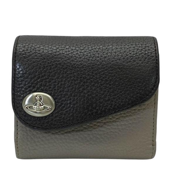 Vivienne Westwood グレー三つ折り財布 Vivienne Westwood - 新品 ヴィヴィアン ウエストウッド
