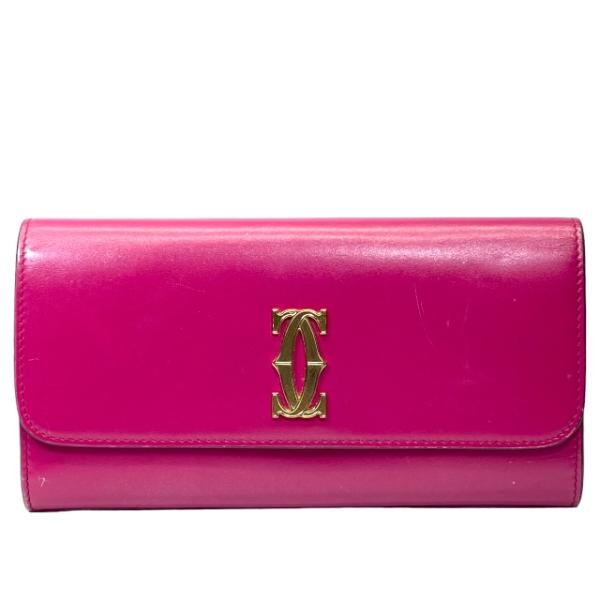 Cartier（カルティエ） ドゥーブルC 財布 長財布 二つ折り財布 折り