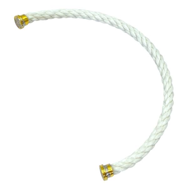 FRED フォース10ブレスレットケーブル　ホワイト15 FRED フォース10ブレスレットケーブルホワイト15