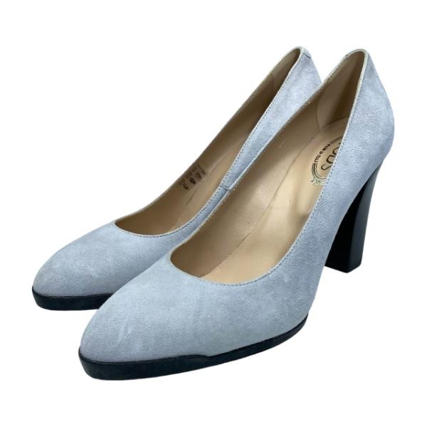 【未着用】TOD’S チャンキーヒール パンプス 未使用級✨トッズ ダブルT パンプス チャンキーヒール スクエア