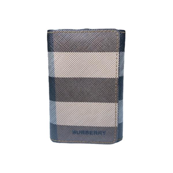BURBERRY バーバリー 小物 6連キーケース チェック柄 ロゴ レザー