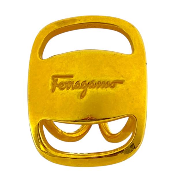 メイ　新品Salvatore Ferragamo スカーフリング FERRAGAMO（フェラガモ） Salvatore Ferragamo ヴァラ スカーフリング