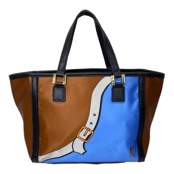 シルバー金具 Roberta di Camerino ロベルタディカメリーノ トート