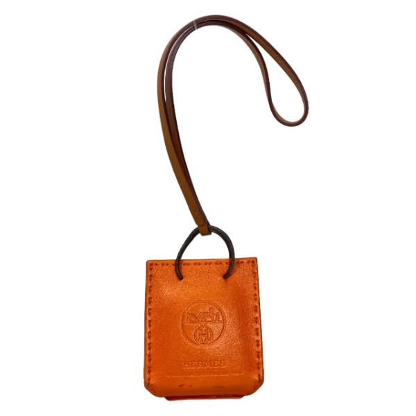 HERMES エルメス サックオランジュ バッグチャーム キーホルダー