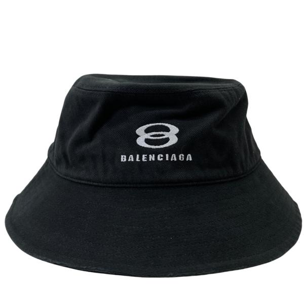 即完売品　バレンシアガ　balenciaga バケットハット BALENCIAGA（バレンシアガ） 未使用 ロゴエンブロイダリー ダメージ