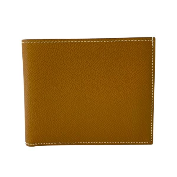 エルメス MC2 コペルニクス ヴォーエプソン □L刻印 ゴールド 二つ折り財布 エルメス MC2 コペルニクス ヴォーエプソン □L刻印 ゴールド 二