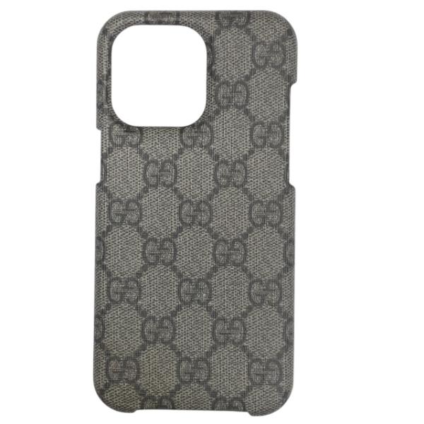 【美品】　グッチ　iPhoneケース　14pro max GGスプリーム グッチ iPhone15 Pro/14 Proケース ベルト付き GUCCI iPhone15