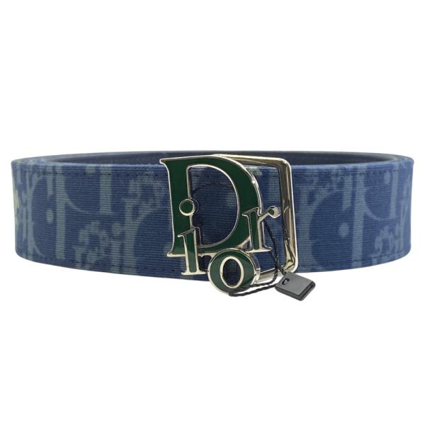 Dior Denim Tears Collaboration Belt Canvas Navy Green Everyday Dior dior denim tears - Gem main image 4