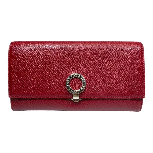 【新品・未使用品】BVLGARI 二つ折り財布 赤 ブルガリ ブルガリ BVLGARI ブルガリ ブルガリ 二つ折り長財布 メンズ