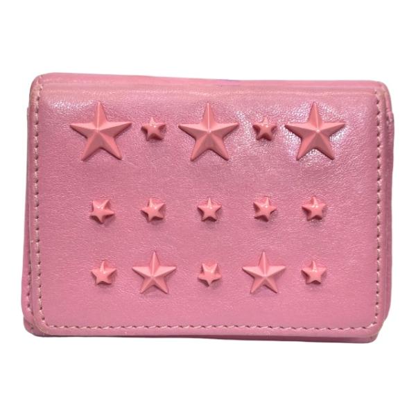 JIMMY CHOO（ジミーチュウ） 財布 三つ折り財布 折り財布 コンパクト