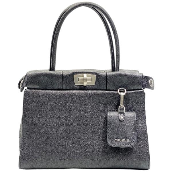 【美品】miumiu ミュウミュウ ショルダーバッグ マドラス 2way miumiu ミュウミュウ マドラス 2WAYハンドバッグ ハンドバッグ