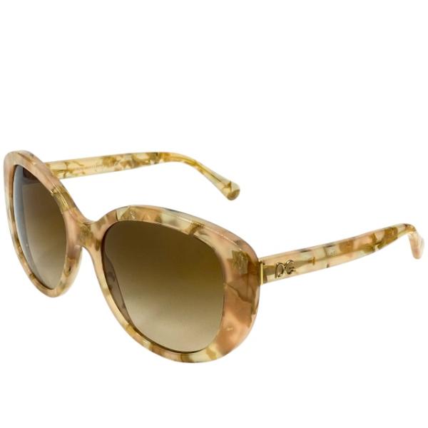 ■新品同様■ DOLCE＆GABBANA ドルチェ&ガッバーナ DG4248 2928/13 55□19 140 サングラス メガネ 眼鏡 レディース オレンジ系 FP8986 DOLCE&GABBANA（ドルチェ & ガッバーナ） ドルガバ D&G DG4248 2928/13