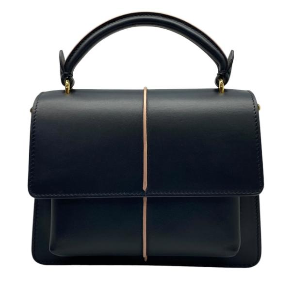 MARNI ミラノ 2WAY ハンドバッグ ショルダー 肩掛け可 ブラック 黒 econext_0913-b4190y-k29