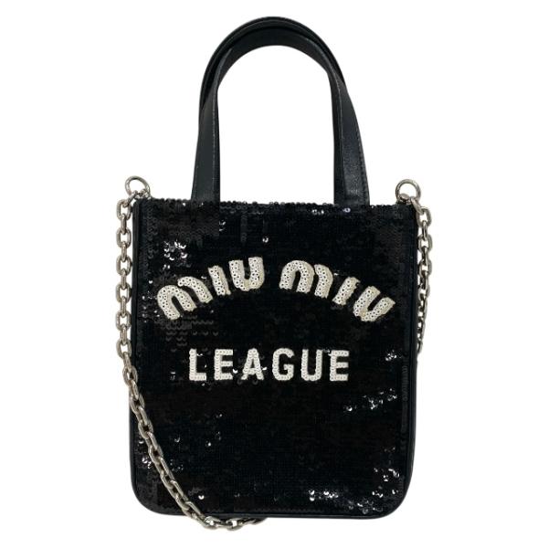 MIU MIU チェーンミニハンドバッグ 黒ミュウミュウ econext_0918b4954a-k71c