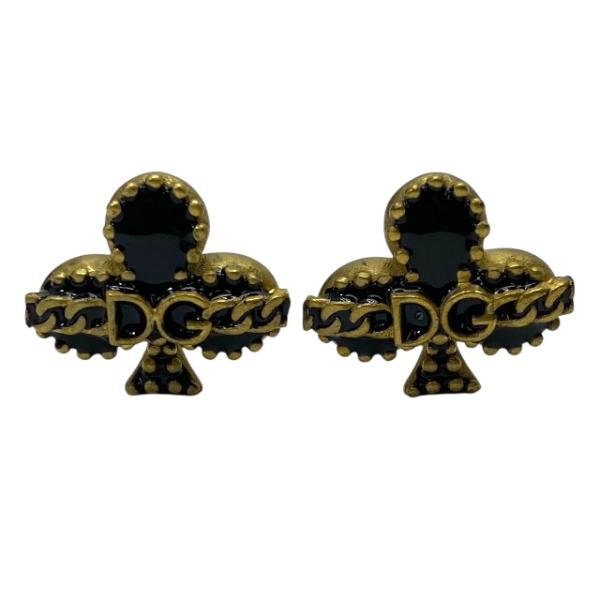 正規美品 激レア ドルチェ＆ガッバーナ DGロゴカフス黒×銀 コンビカラーボタン DOLCE&GABBANA（ドルチェ & ガッバーナ） ドルガバ カフス カフス