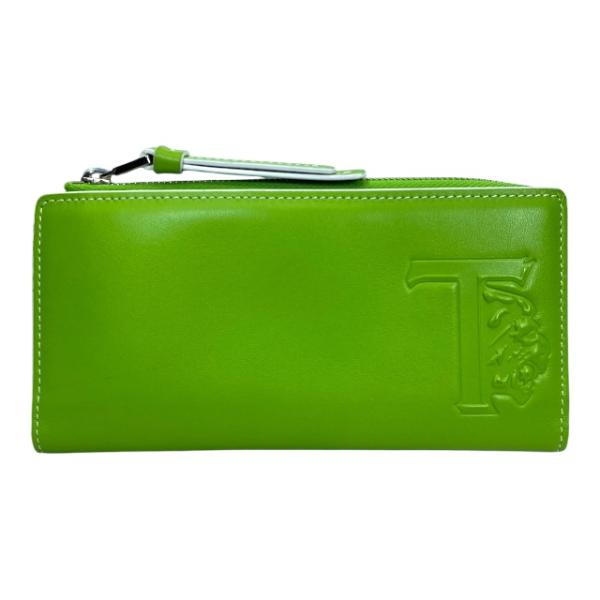 TOD'Sレディース財布・正規品 グリーン 楽天市場】トッズ TOD'S 長財布 二つ折長財布 財布 レザー