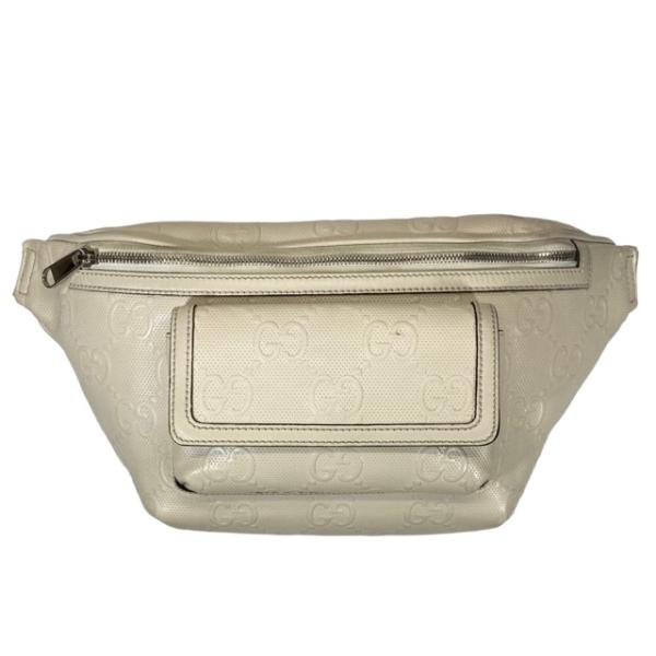 GUCCI グッチ 645093 GGエンボス ベルトバッグ ウエストバッグ ボディ