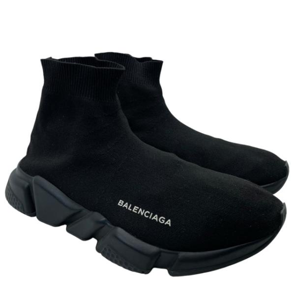 バレンシアガ スピードトレーナー ソックススニーカー 41 ブラック ロゴ BALENCIAGA バレンシアガ サイズ:41 SPEED TRAINER スピード