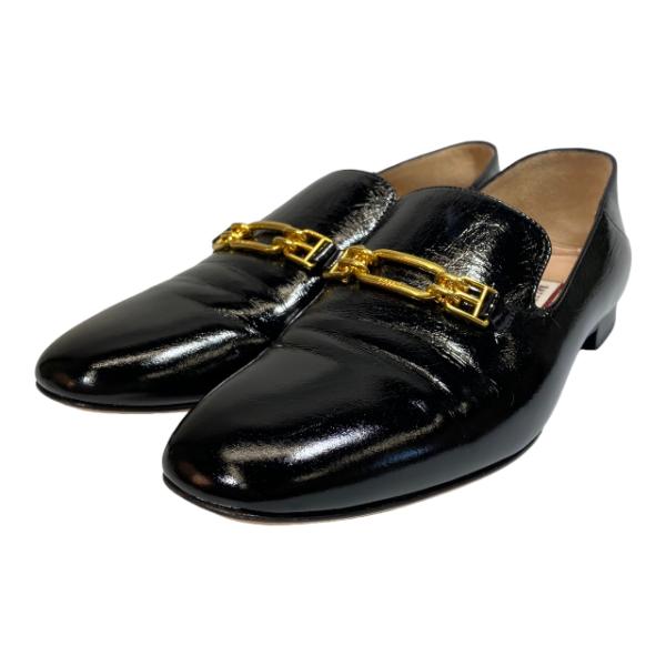 BALLY バリー/エナメルパンプス 黒 ブラック バリー☆ブラックエナメルパンプス 55 (BALLY/パンプス
