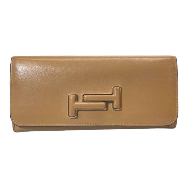 TOD'S トッズ 長財布 財布 ダブルT ロングウォレット ホック式