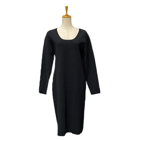 バーバリーワンピース cozy-time ロングワンピース パフスリーブ ギャザー ボーダー