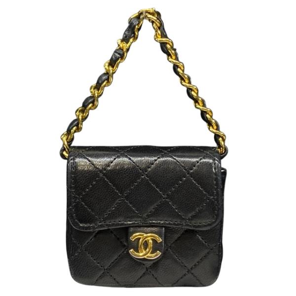 CHANEL ミニミニマトラッセ ココマーク バッグチャーム ラムスキン　黒 楽天市場】【9/20～9/21限定・最大2万円OFFクーポン配布中