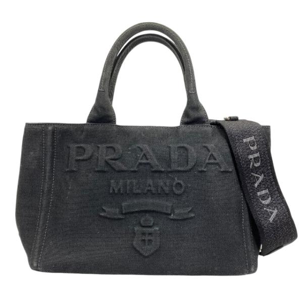 プラダ カナパ PRADA 2way ショルダー 1BG439 S ブラック