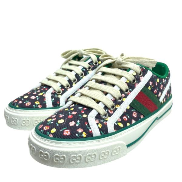 GUCCI（グッチ） 【美品】グッチ 606110 LIBERTY コラボ 靴 ローカット