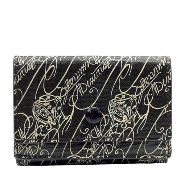 Berluti ベルルッティ アカジュー トワル・マルブフ ウォレット 財布