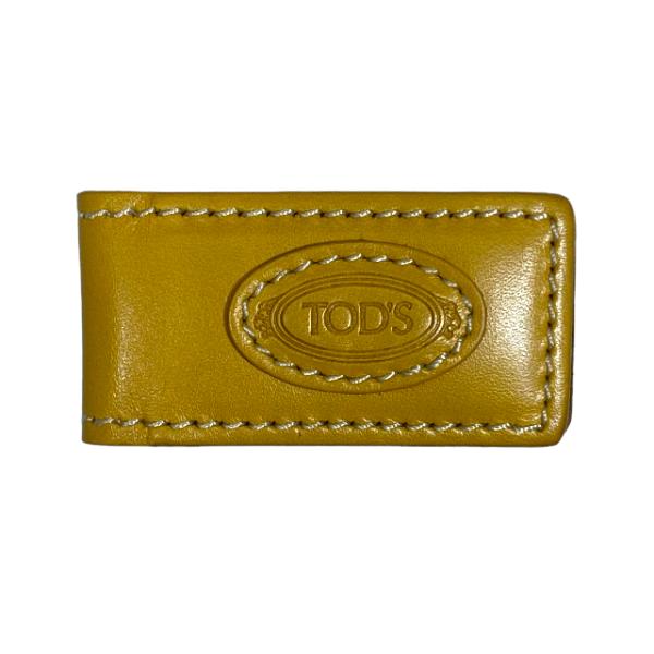 TOD'S TODS トッズ クリップ マネークリップ 小物 ロゴ レザー