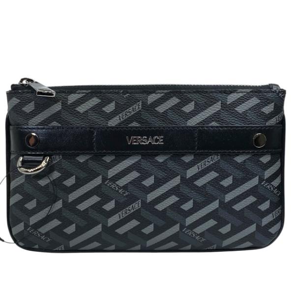 【未使用】VERSACE ヴェルサーチ　グレカロゴ　ポーチ VERSACE（ヴェルサーチェ） 【新品】VERSACE ヴェルサーチ ポーチ