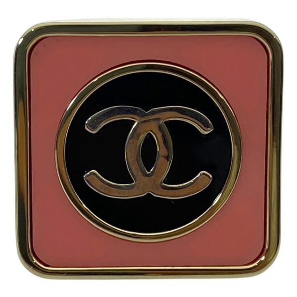 【美品】CHANEL シャネル スクエアリング ココマークブラック 14号 レア econext_1218-a3250y-g44c