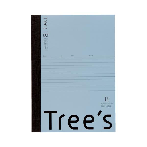 ���{�m�[�g �X�^���_�[�h�m�[�g Tree's B5�T�C�Y B�r40�� �u���[�O���[ UTR4BGR