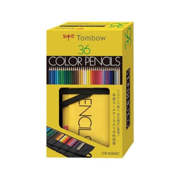 TONBO（新輝合成） トンボ鉛筆 ロールケース入 色鉛筆36色NQ CR