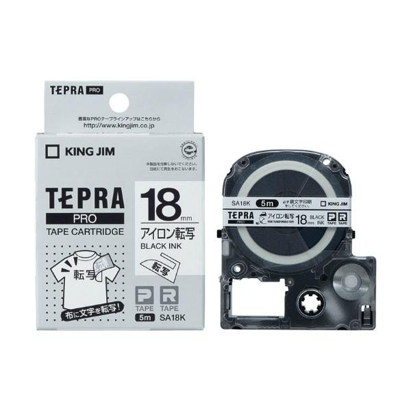 �L���O�W����KING JIM���e�v���uPRO�v�e�[�v�J�[�g���b�W �A�C�����]�ʁ^������ SA18K 18mm�� 5m