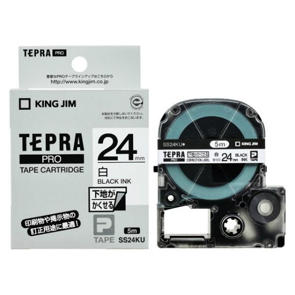 �L���O�W����KING JIM�� �e�v���o�q�n�e�[�v 24mm �������� ���^������ SS24KU