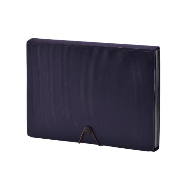 LIHIT LAB. SMART FIT ドキュメントファイル ネイビー 330×33×245mm A7620-11