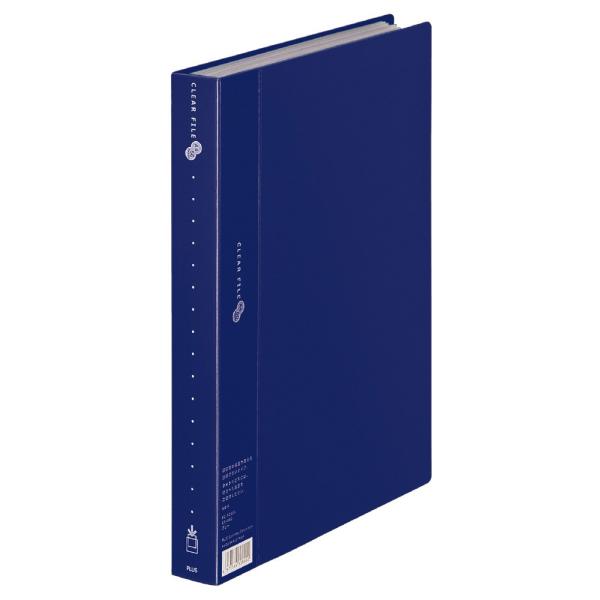 �v���X(PLUS) �N���A�[�t�@�C�� �X�[�p�[�G�R�m�~�[ �n���� A4-S 60�|�P�b�g �l�C�r�[ FC-126EL�@88-441