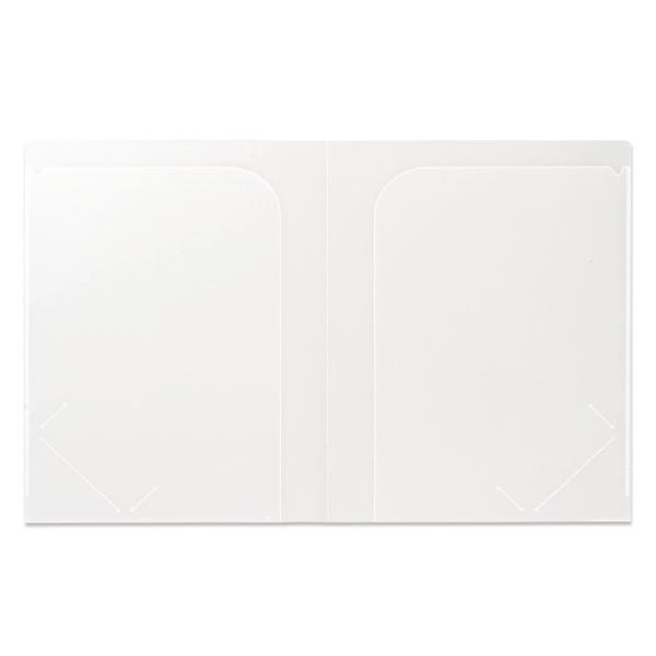 他サイト： プラス(PLUS) クリアーホルダー A3・2つ折り A3 10枚パック 透明 FL-181HO　88-147の商品画像