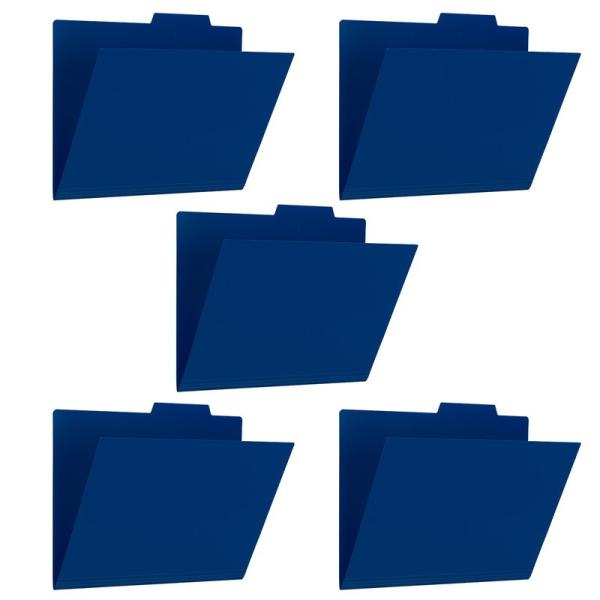 �v���X(PLUS) �t�@�C�� PP�ʃt�H���_�[ + A4 �l�C�r�[ 5���p�b�N FL-161IF 86-805