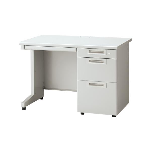 PLUS（プラス） 片袖机 RJ-107D-3 WH ホワイト 引出D 364824