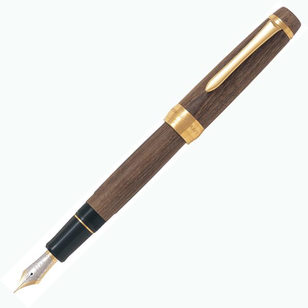 パイロット　万年筆　カスタム槐　中字　18K PILOT（パイロット） 万年筆 カスタム 槐 モクメ 中字 FKV-5MK-ME-M