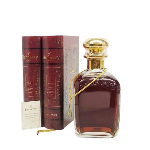 Hennessy ZE788 古酒 ゴールドトップ デキャンタ ブック型ケース