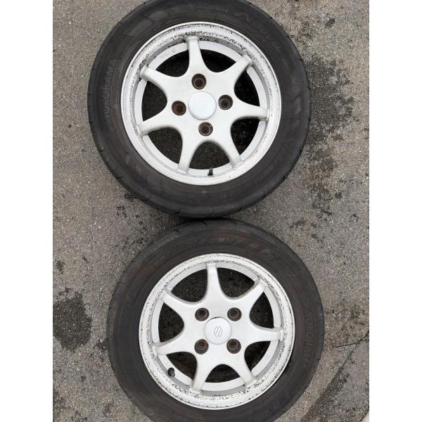 GTR 14インチ　アルミホイール　175/60r14 スズキ純正14インチ175/60R14 リム径175/60R14(F/R) リム幅5J(F/R