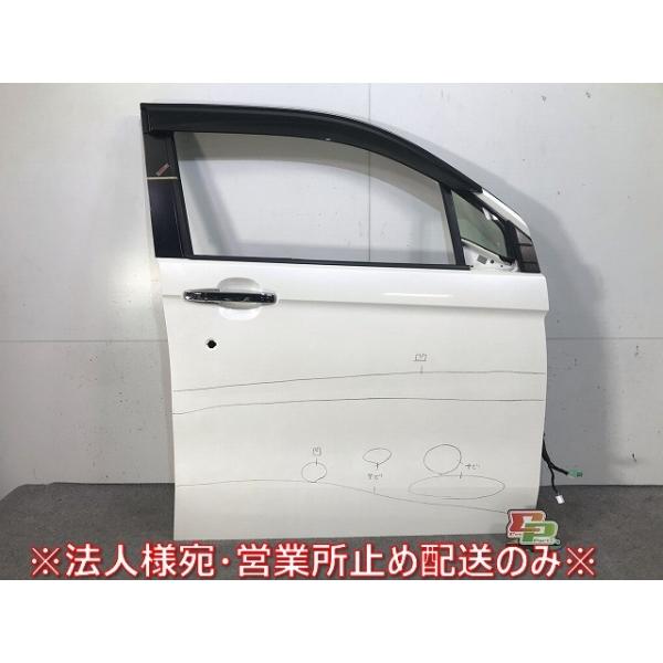 N-WGN/Nワゴン JH1/JH2 純正 右フロントドア 内張りバイザー付 パール