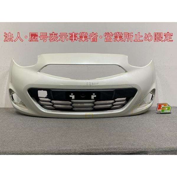 マーチ K13/NK13 純正 後期 フロント バンパー 62022 3HM0A ホワイト