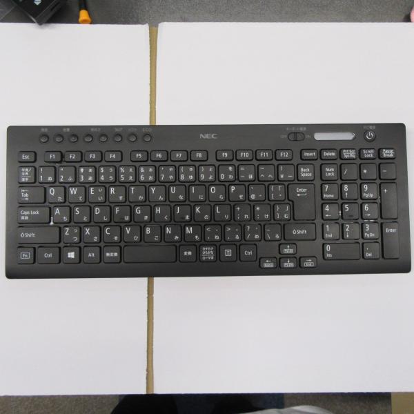 後期 希少モデル NEC 純正ワイヤレスキーボード KG-1129非光沢 黒