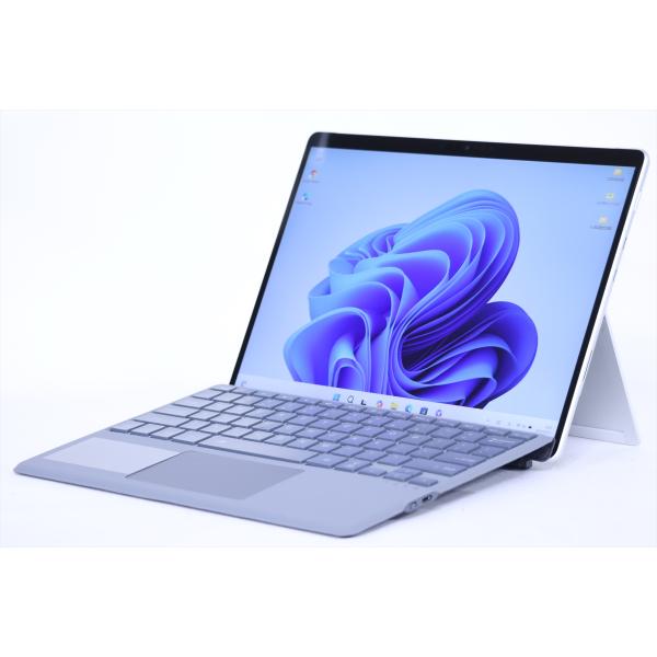 2021年発売モデル、13.0型、解像度2880x1920、超広域繊細表示液晶搭載、マイクロソフト 「Surface Pro 8」です。スペックは、第11世代Core i5-1145G7 4コア8スレッド、強力CPU、メモリ8G、SSD25...