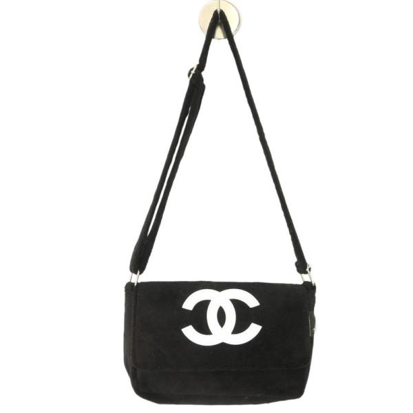 CHANELココマークノベルティ ショルダーバッグ A-8024 CHANEL シャネル ココマーク パイル地 ノベルティ ショルダー