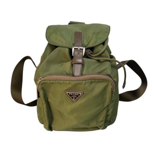美品 PRADA プラダ デイパック リュック ナイロン　三角プレート 楽天市場】【中古】｜PRADA プラダ ナイロン リュックサック バック